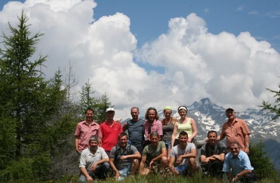 2013 bei der Almwanderung in Klausberg. Auf Konrads Anwesenheit war immer Verlass, ob bei Ausflügen als auch bei Ausstellungen und Versteigerungen