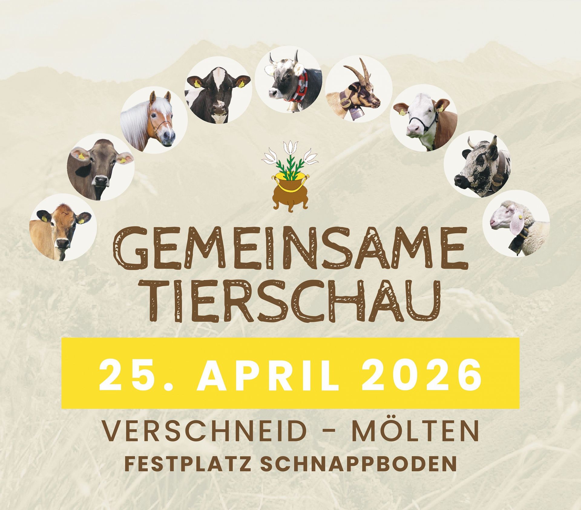 Gemeinsame Tierschau Mölten am 25. April 2026