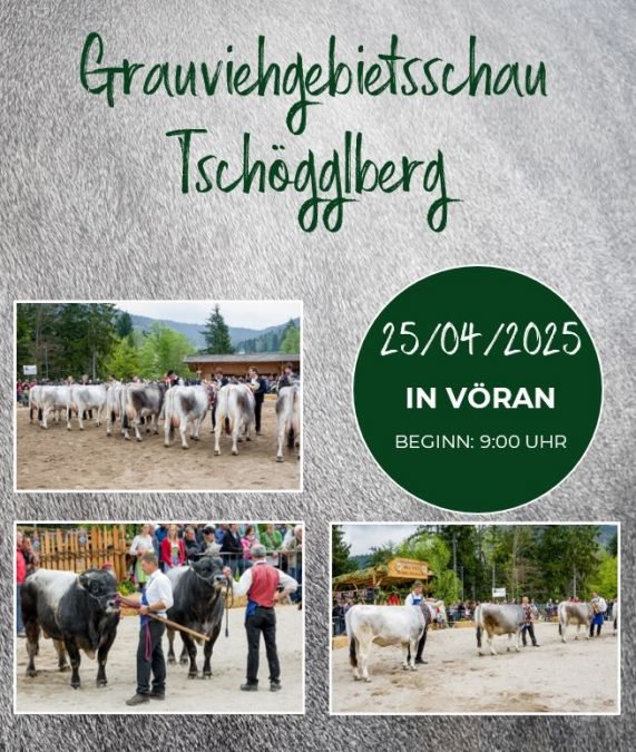 Ergebnisse Verlosung Grauviehgebietsschau Tschögglberg 25 . April 2025